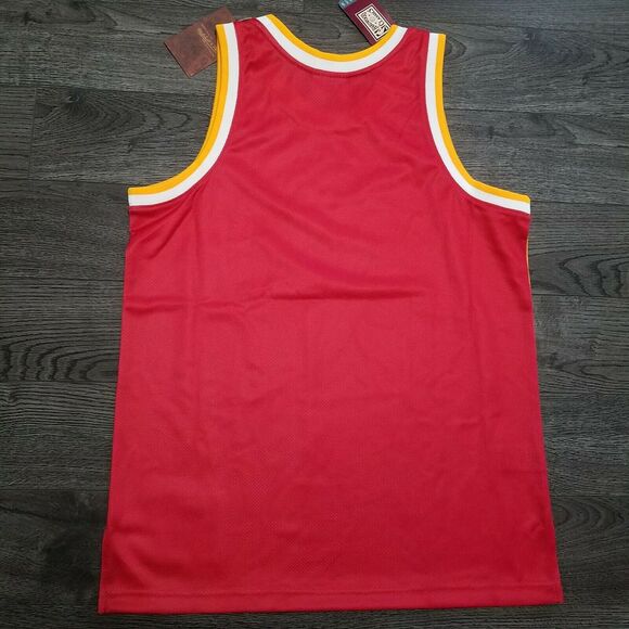 Mitchell & Ness Houston Rockets Jersey Mens MEDIUM Big Face Travis Scott Tank - Picture 2 of 7